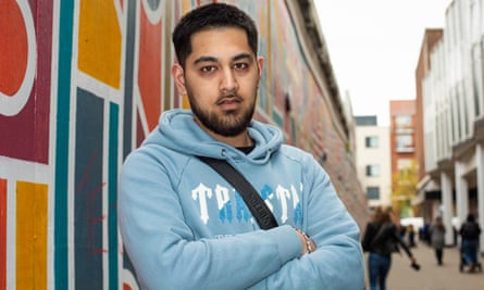 ‘What if it’s raining?’ – marketing apprentice Saleem Ahmed, 18, objects to the hoodie ban.