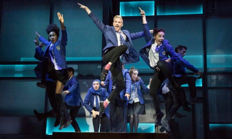 John McCrea, centre, in the title role of Everybody’s Talking About Jamie.