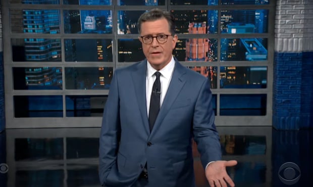 Stephen Colbert: ‘The crown prince is infamously, and I’m putting it delicately here, a murderer. But on the other hand, gas is 5 bucks a gallon, so…’