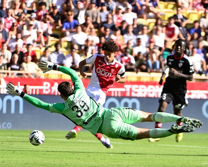 Maghnes Akliouche celebrates France call-up with more goals for Monaco