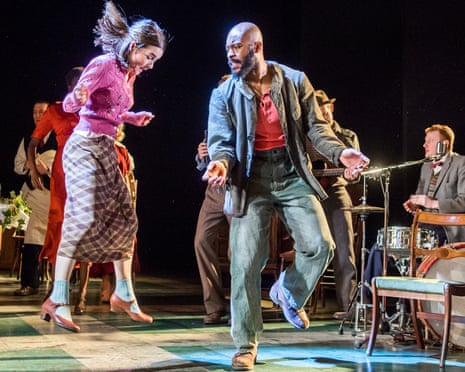 Shirley Henderson and Arinzé Kene in Girl from the North Country