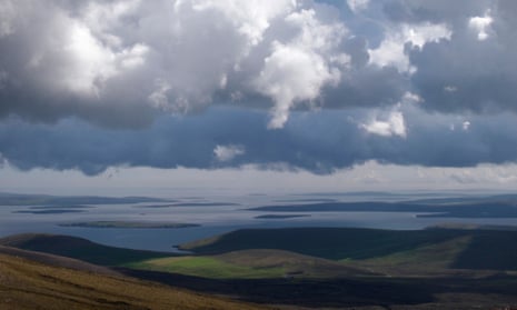 Mainland, Shetland, seen from Ronas Hill.