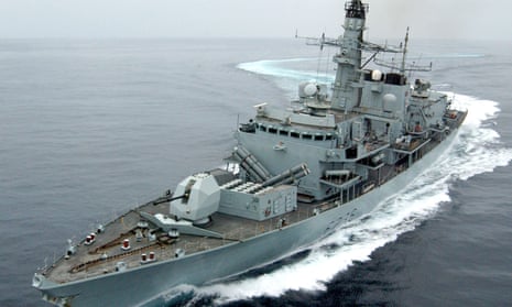 HMS Montrose drives off Iranian boats pursuing British tanker