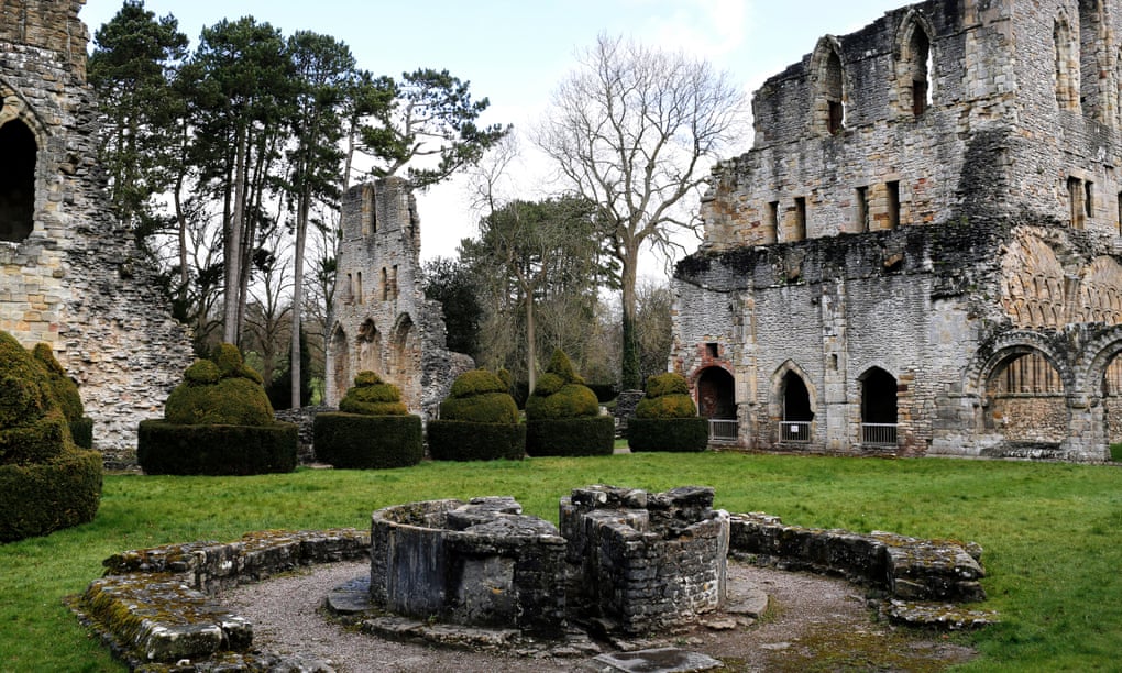 The ruins of Much Wenlock’s medieval priory.
