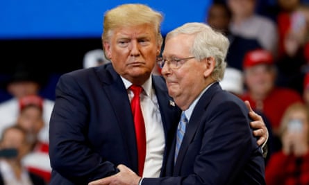 Trump and McConnell at a rally in Lexington, Kentucky, in November 2019.