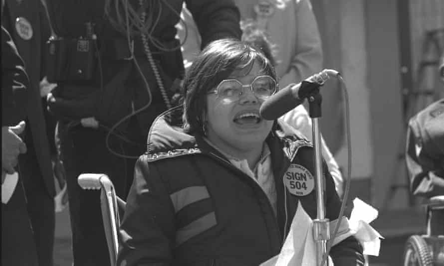 Judith Heumann at the Crip Camp