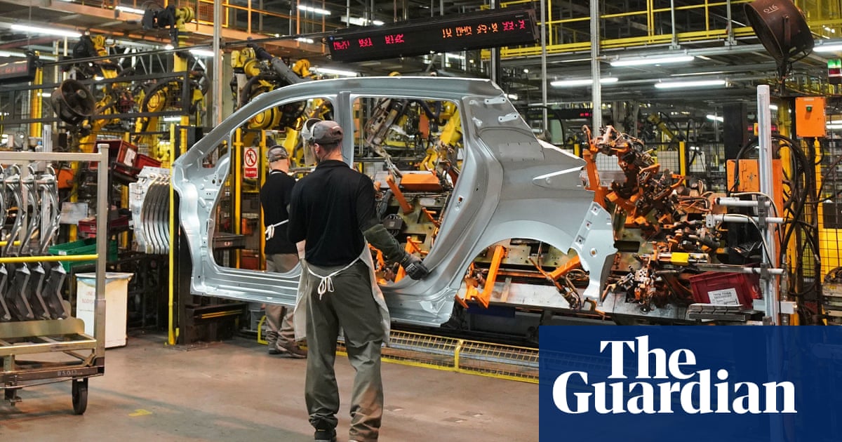 UK economy slows more than expected as car production slumps