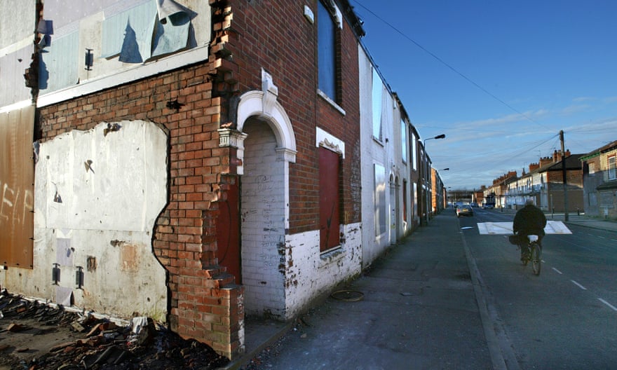 Empty houses in the Springburn Street area behind Hull’s Hessle Road.