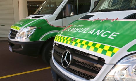 An ambulance in Perth