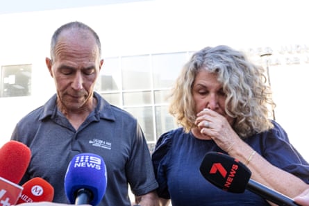 Debra and Martin Robinson, parents of Australian brothers Callum and Jake Robinson