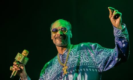 Unreconstructed, unrepentant and slightly pantomime … Snoop Dogg.