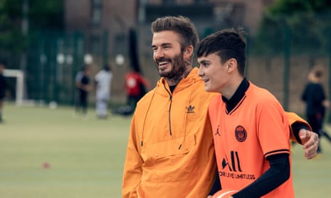 Unapologetic non-toxic masculinity on show … Save Our Squad with David Beckham.