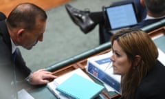 Tony Abbott speaks with Peta Credlin.