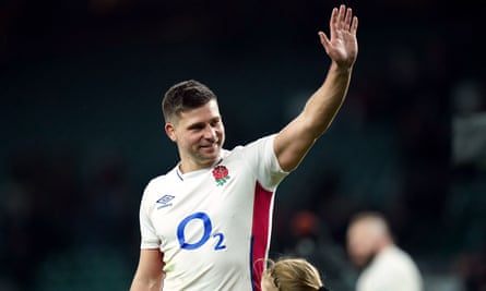 Ben Youngs waves to the crowd