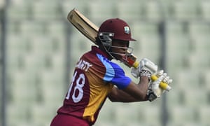 Keacy Carty made an unbeaten half-century during the West Indies’ successful run-chase against India in Dhaka.
