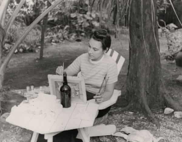 Painting Herrera in 1941.