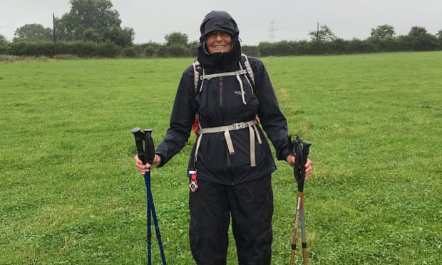 Wet, wet, wet … after the rain set in on St Oswald's Way.