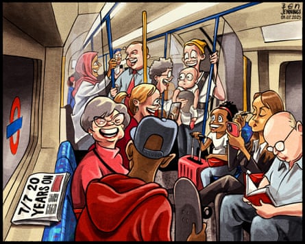 Ben Jennings on the 20th anniversary of the 7/7 terror attacks – cartoon