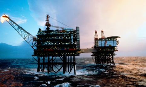 A North Sea Oil platform rig
