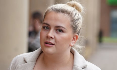 Bethany Cox outside Teesside crown court in August 2023