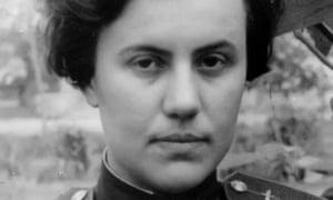 Major Irina Rakobolskaya in the early 1940s. Her experience in the second world war defined her long life