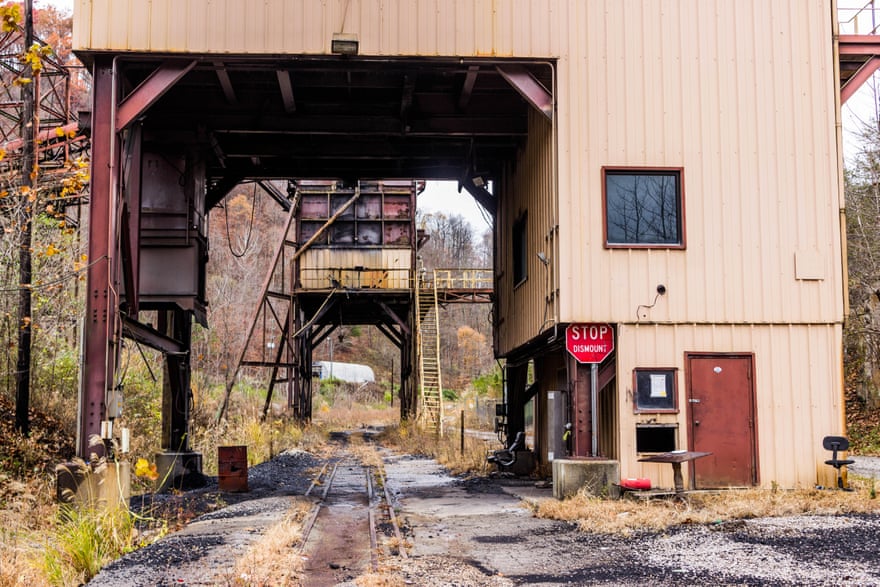 A disused mining facility in central Appalachia.