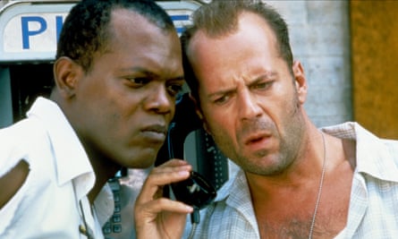 Fair cop ... Samuel L Jackson and Bruce Willis in Die Hard With a Vengeance.