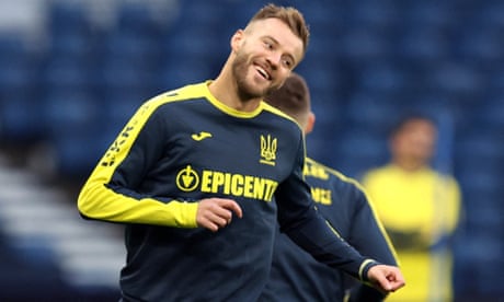 Ban Russia from all sport, says Ukraine footballer Andriy Yarmolenko