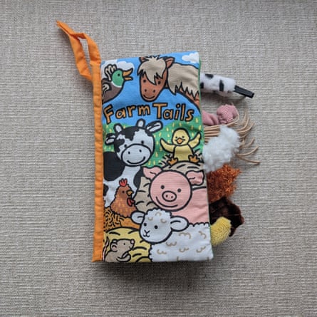 Jellycat Farm Tails Cloth Book