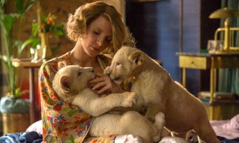 ‘All the elements are lined up for a major prestige success, until the movie itself starts to roll’ ... Jessica Chastain in The Zookeeper’s Wife.