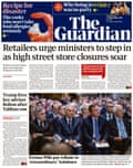 Guardian front page, Wednesday 11 September 2019