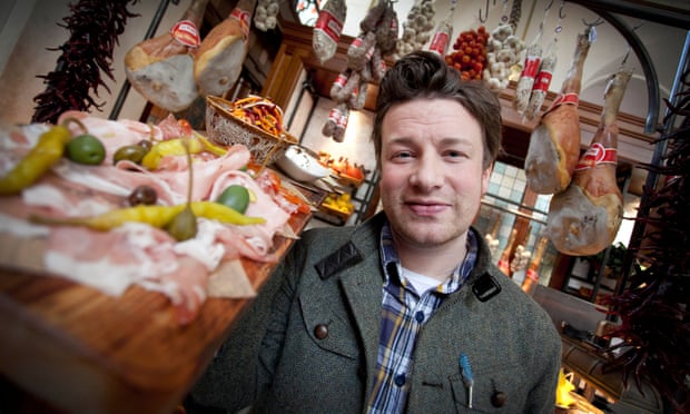 Jamie Oliver at Jamie’s Italian in Manchester