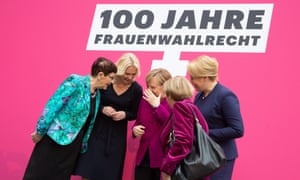 The German chancellor, Angela Merkel