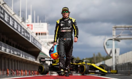 Fernando Alonso said after testing the new Renault for the first time at Barcelona: ‘Getting back to F1 speed is not so easy but I was improving lap after lap.’