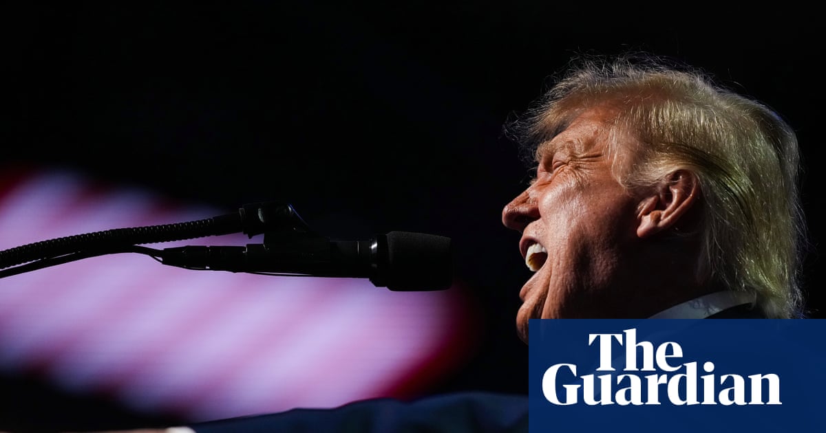 As the midterms loom, Trump returns to his happy place: on stage in the theatre of the absurd