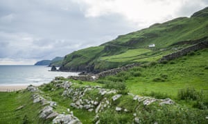 The coast of Kilcar in County Donegal, Ireland
