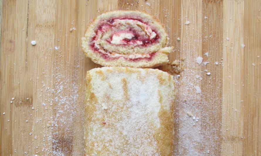 Jane Hornby’s swiss roll: generous ratio of eggs to sugar.