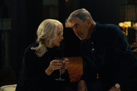 Helen Mirren and Pierce Brosnan in Mobland.
