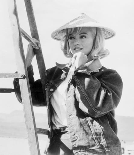 Marilyn Monroe on the Set of The Misfits in a Lee Storm Rider denim jacket