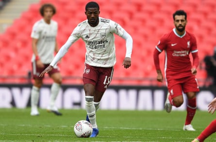 Ainsley Maitland-Niles had a brilliant game at Wembley against the Premier League champions.