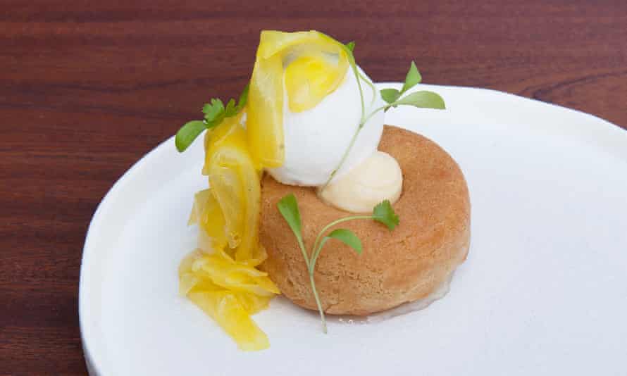 Pineapple Coconut Rum Savarin at Fiend:
