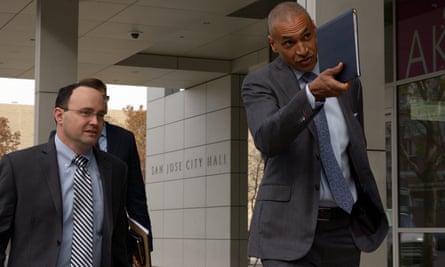 Christopher Young, head of Intel’s security group, on his way to the summit.