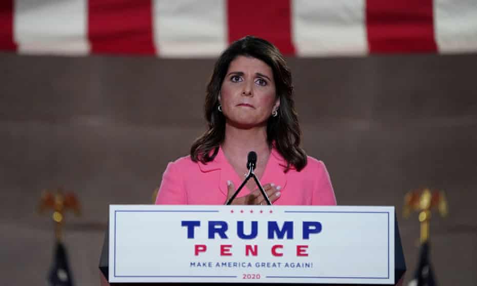 ‘America is not a racist country,’ Nikki Haley declared on the opening night of the convention. 