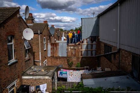 23 September 2023Wolves fans enter the away stand at Kenilworth Road before their Premier League match against Luton Town.
