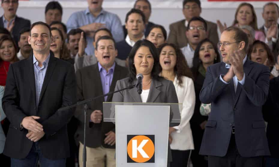 Keiko Fujimori  in Lima, Peru
