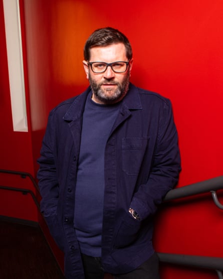 play music during powerpoint presentation ‘Invariably, some alcoholic nerve-steadying has gone on’ … David Eldridge at the National Theatre in 2022.
