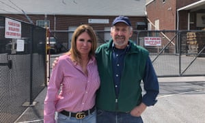 Fahy and Theresa Mansfield at the Pocatello Supply Depot.