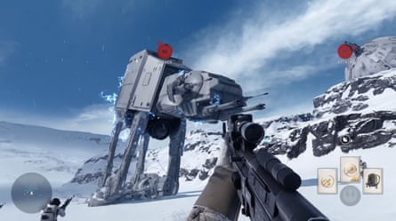 The multiplatform Battlefront series focuses on large-scale battles between armies on various planets where players control one soldier with friends or the AI controlling others.