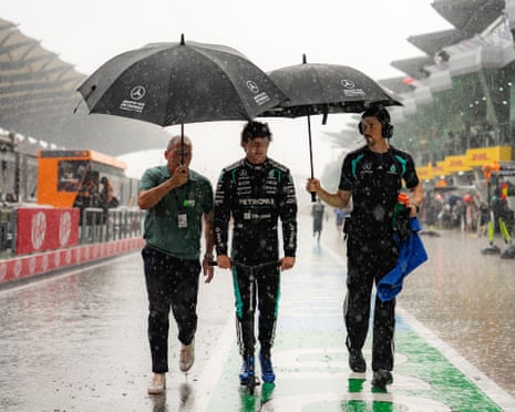 Kimi Antonelli in the rain