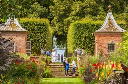 Lush gardens at a stately home
